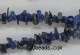 CNL244 15.5 inches 3*10mm chip natural lapis lazuli beads wholesale