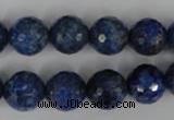 CNL416 15.5 inches 12mm faceted round natural lapis lazuli gemstone beads