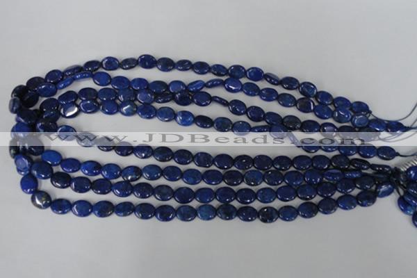 CNL478 15.5 inches 8*10mm oval natural lapis lazuli gemstone beads