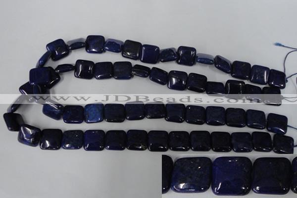 CNL513 15.5 inches 14*14mm square natural lapis lazuli gemstone beads