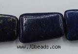 CNL675 15.5 inches 20*30mm trapezoid natural lapis lazuli beads