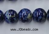 CNL718 15.5 inches 16mm round natural lapis lazuli gemstone beads