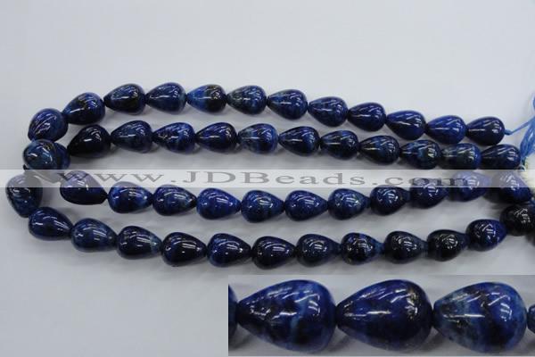 CNL902 15.5 inches 12*16mm teardrop natural lapis lazuli gemstone beads