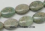 CNS12 16 inches 13*18mm oval natural serpentine jasper beads