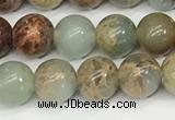 CNS331 15.5 inches 6mm round serpentine jasper beads wholesale