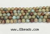 CNS332 15.5 inches 8mm round serpentine jasper beads wholesale