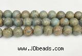 CNS337 15.5 inches 18mm round serpentine jasper beads wholesale