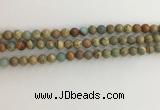 CNS701 15.5 inches 6mm round serpentine jasper beads wholesale