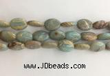 CNS726 15.5 inches 13*18mm oval serpentine jasper beads wholesale