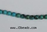 CNT01 16 inches 5mm round natural turquoise beads wholesale