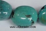 CNT15 16 inches 24-32mm nugget natural turquoise beads wholesale