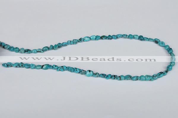 CNT17 16 inches natural turquoise chip beads wholesale