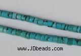 CNT21 16 inches 3-5mm heishi natural turquoise beads wholesale