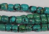 CNT212 15.5 inches 7*4mm – 7*6mm drum natural turquoise beads wholesale