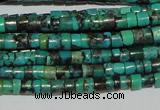 CNT217 15.5 inches 2.5*3mm heishi natural turquoise beads wholesale