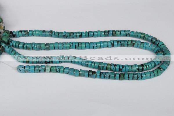 CNT23 16 inches 4-9mm heishi natural turquoise beads wholesale