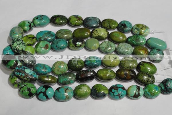 CNT258 15.5 inches 17*23mm nuggets natural turquoise beads wholesale