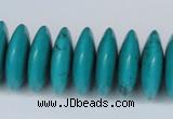 CNT28 16 inches 7*24mm rondelle natural turquoise beads wholesale