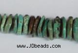 CNT30 16 inches multi-size natural turquoise chip beads wholesale