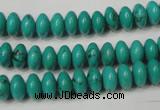 CNT361 15.5 inches 5*8mm rondelle turquoise beads wholesale