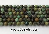 CNT411 15.5 inches 8mm round natural turquoise beads wholesale