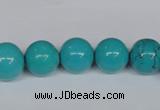 CNT43 16 inches 12mm round turquoise beads wholesale