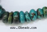 CNT500 15.5 inches 4*8mm - 8*18mm nuggets turquoise gemstone beads