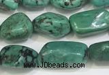 CNT521 15.5 inches 8*10mm - 10*13mm nuggets turquoise gemstone beads