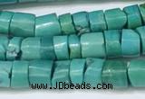 CNT531 15.5 inches 5mm - 5.5mm heishi turquoise gemstone beads