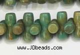 CNT536 15.5 inches 3*9mm turquoise gemstone beads