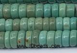 CNT544 15.5 inches 3*6mm heishi turquoise gemstone beads