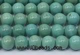 CNT573 15.5 inches 5mm round turquoise gemstone beads