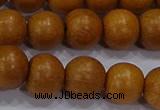 CNW04 15.5 inches 10mm round nangka wood beads wholesale