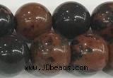 COB754 15.5 inches 12mm round mahogany obsidian beads wholesale