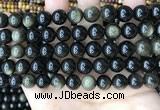 COB768 15.5 inches 10mm round golden obsidian beads wholesale