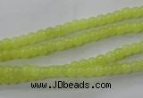 COJ101 15.5 inches 4mm round olive jade beads wholesale