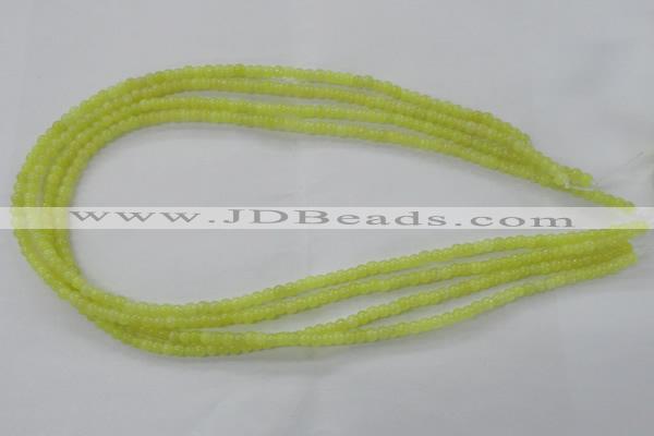 COJ101 15.5 inches 4mm round olive jade beads wholesale