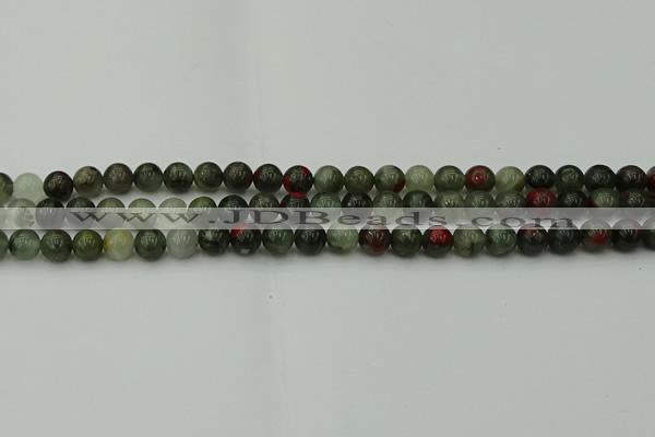 COJ451 15.5 inches 6mm round blood jasper beads wholesale