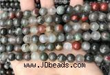 COJ482 15.5 inches 8mm round blood jasper beads wholesale