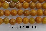 COJ600 15.5 inches 4mm round orpiment jasper beads wholesale