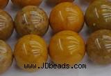 COJ604 15.5 inches 12mm round orpiment jasper beads wholesale