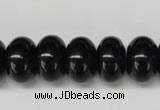 CON24 15.5 inches 10*16mm rondelle black onyx gemstone beads