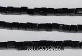 CON30 15.5 inches 4*4mm cube black onyx gemstone beads