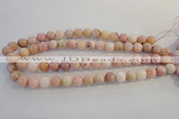 COP1063 15.5 inches 12mm round natural pink opal gemstone beads