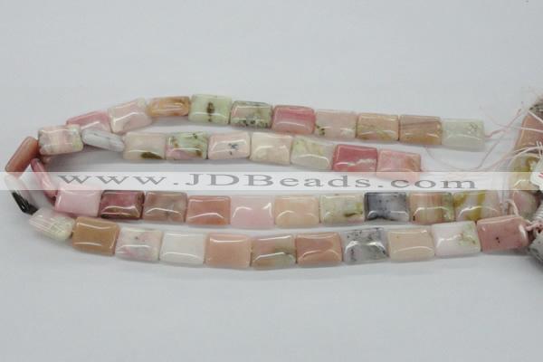 COP12 15.5 inches 13*18mm rectangle natural pink opal beads wholesale