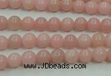 COP1211 15.5 inches 6mm round Chinese pink opal gemstone beads