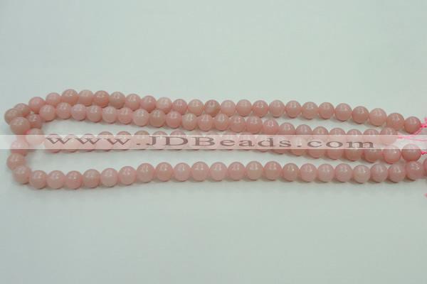 COP1212 15.5 inches 8mm round Chinese pink opal gemstone beads