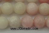 COP1227 15.5 inches 8mm round Chinese pink opal beads wholesale