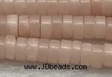 COP1232 15.5 inches 2*4mm heishi Chinese pink opal beads