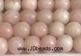 COP1241 15.5 inches 6mm round Chinese pink opal beads